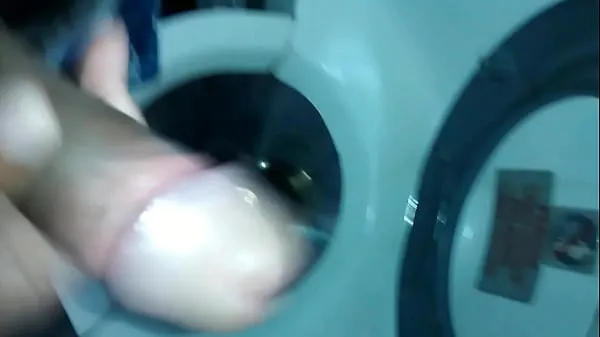 HD Stick in the toilet of the tour bus mega tuba