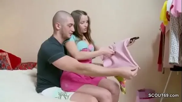 HD Skinny sister want to be pregnant and Step-Bro Helps mega tuba