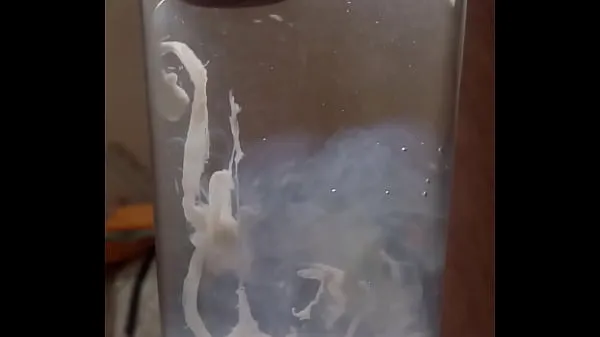 HD Tons of cum in a glass of water mega Tube