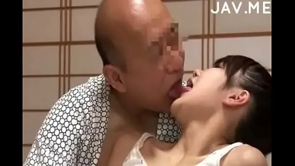 HD Delicious Japanese girl with natural tits surprises old man Tiub mega