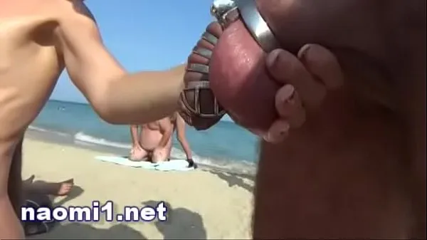 HD piss and multi cum on a swinger beach cap d'agde 메가 튜브