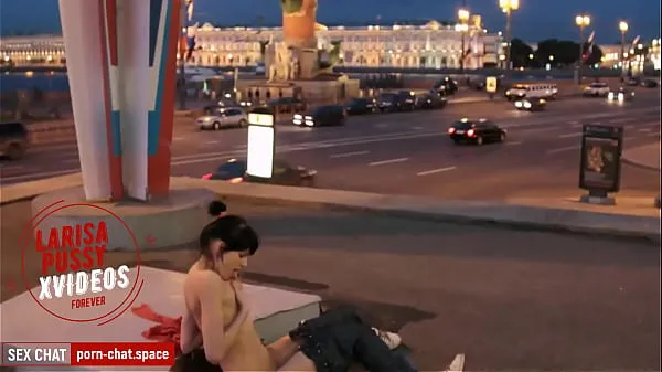 HD Naked Russian girl in the center of Moscow / Putin's Russia mega tuba
