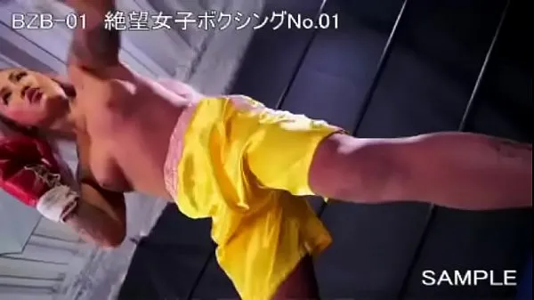 HD Yuni DESTROYS skinny female boxing opponent - BZB01 Japan Sample mega Tube