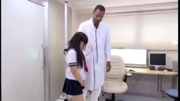 HD Small Risa Omomo Exam by giant Black doctor mega Tube