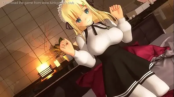 HD Teen Anime Maid loves cum megaputki