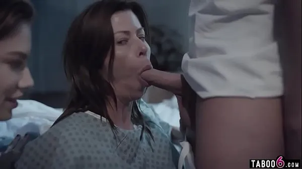 HD Huge boobs troubled MILF in a 3some with hospital staff mega Tube