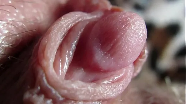 HD Extreme close up on my huge clit head pulsatingmegametr