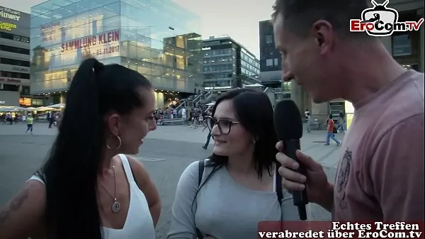 HD one night stand at street casting in stuttgart and find megabuis
