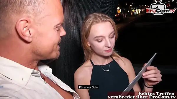 HD young college teen seduced on berlin street pick up for EroCom Date Porn Casting ميجا تيوب
