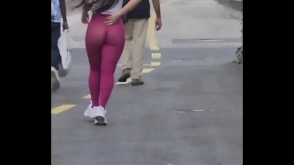 HD Married almost naked on the street in transparent leggings Luana Kazaki ميجا تيوب