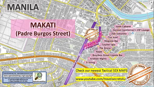 HD Street Map of Manila, Phlippines with Indication where to find Streetworkers, Freelancers and Brothels. Also we show you the Bar and Nightlife Scene in the Citymega Tubo