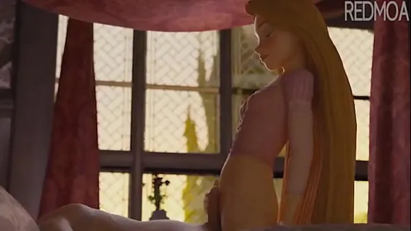 HD Rapunzel Inocene Giving A Little Bit In Portuguese (LankaSis megaputki
