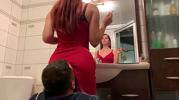 HD Mistress Sofi in Red Dress Use Chair Slave - Ignore Facesitting Femdom (Preview Tiub mega