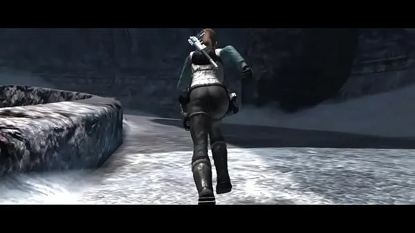 HD Lara Croft - we hate to see you go. We love to see you walk away mega Tube