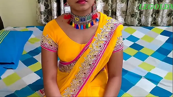 HD What do you look like in a yellow color saree, my dear mega Tube