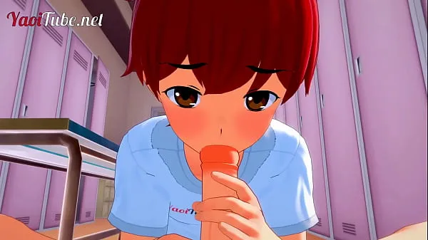 HD Yaoi 3D - Naru x Shiro [Yaoiotube's Mascot] Handjob, blowjob & Anal mega trubica