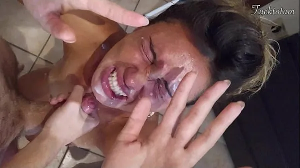 HD Girl orgasms multiple times and in all positions. (at 7.4, 22.4, 37.2). BLOWJOB FEET UP with epic huge facial as a REWARD - FRENCH audio mega Tube