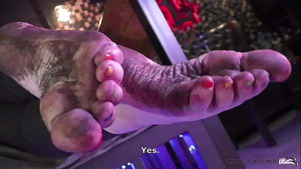 HD Lick my super dirty feet and suck my toes JOI ống lớn