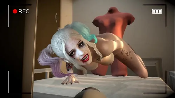 HD Harley Quinn sexy webcam Show - 3D Porn mega trubica