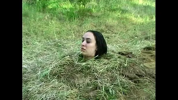 HD Forest bdsm burial and bizarre domination of slavegirl ống lớn