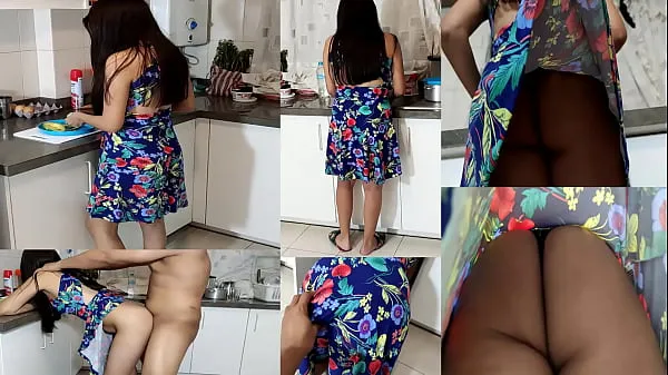 HD step Daddy Won't Please Tell You Fucked Me When I Was Cooking - Stepdad Bravo Takes Advantage Of His Stepdaughter In The Kitchen megaputki