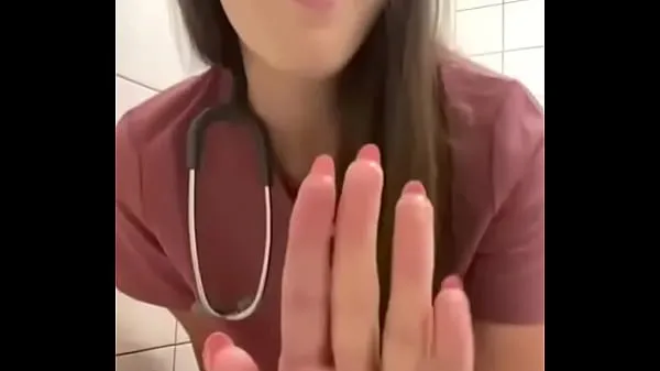 HD nurse masturbates in hospital bathroommegametr