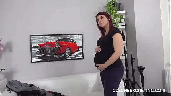 HD Czech Casting Bored Pregnant Woman gets Herself Fucked mega cső