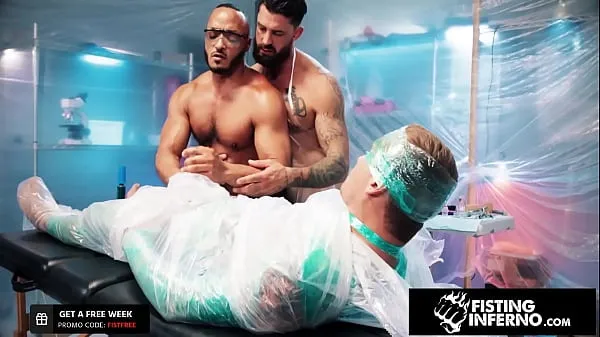 HD FistingInferno - Isaac X Bound & Teased By Two Muscle Hunks mega Tube