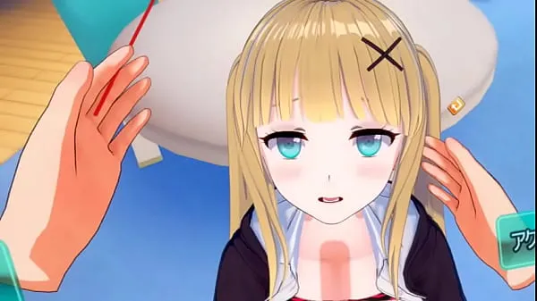 HD Eroge Koikatsu! VR version] Cute and gentle blonde big breasts gal JK Eleanor (Orichara) is rubbed with her boobs 3DCG anime video เมกะทูป