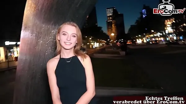 HD Cute german blonde Teen with small tits at a real Fuckdate میگا ٹیوب