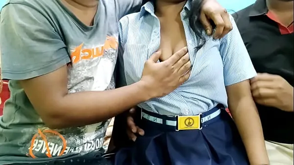 HD Two boys fuck college girl|Hindi Clear Voice mega cső