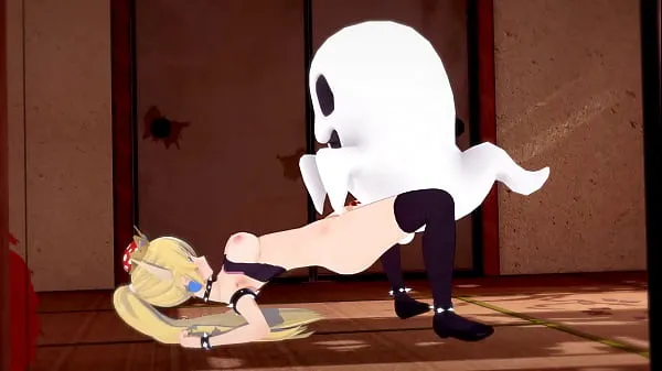HD Mario Bros Bowsette - Sex with Boo - Cumshots, handjob and sucking ميجا تيوب
