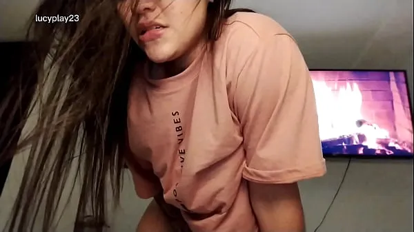 HD Horny Colombian model masturbating in her room mega tuba