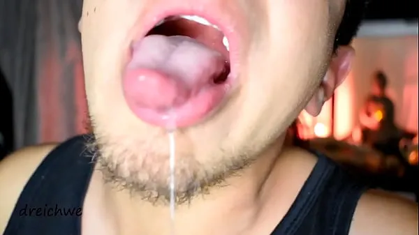 HD Hot tongues with lots of saliva ống lớn