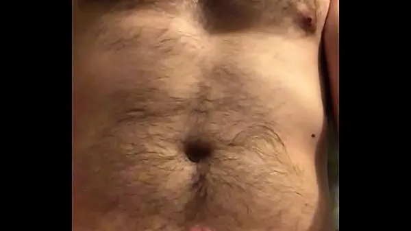HD CloseUp cumshots on my hairy chest mega tuba