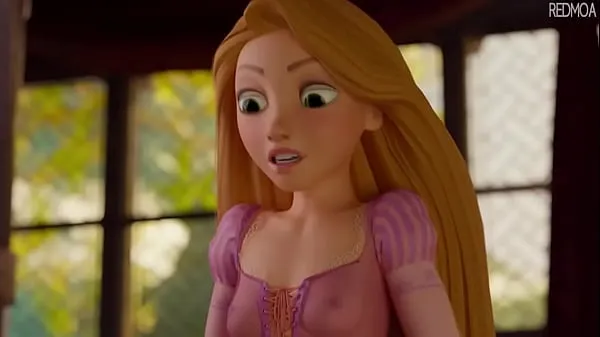 HD Rapunzel Sucks Cock For First Time (Animation เมกะทูป