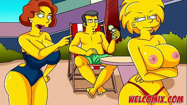 HD Girlfriends having an orgy in a Caribbean hotel - Simpsons Hentai ống lớn