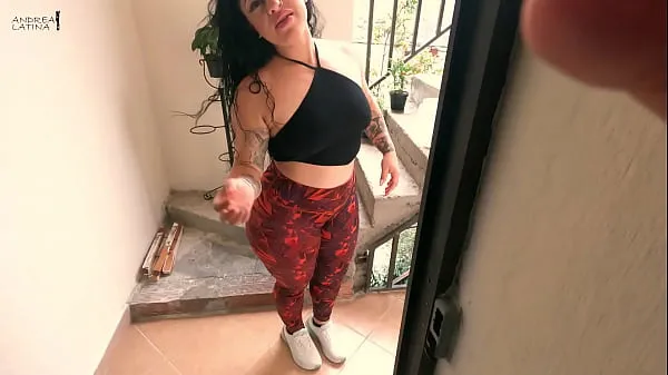 HD I fuck my horny neighbor when she is going to water her plants mega tuba