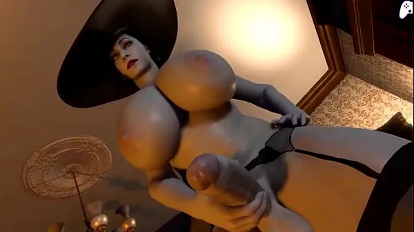हद 4K) Lady Dimitrescu futa gets her big cock sucked by horny futanari girl and cum inside her|3D Hentai P2 मेगा तुबे