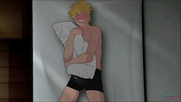 HD gay) Naruto rubbing his hot dick on the pillow - Bara Yaoi tabung mega