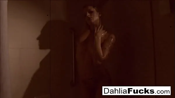 HD Dahlia Sky gets her sexy body wet for you mega tuba