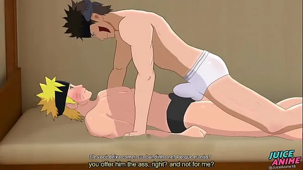 HD Kiba quer fazer o Naruto esquecer o Sasuke - Gay Bara Yaoi mega tuba