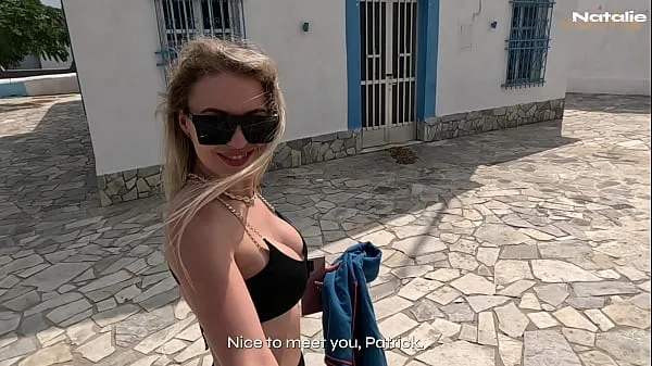 HD Dude's Cheating on his Future Wife 3 Days Before Wedding with Random Blonde in Greece ống lớn