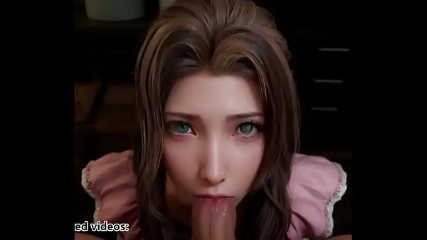 HD Final Fantasy 7 Aerith Deepthoreat Blowjob Uncensored Hentai AI Generated mega tuba