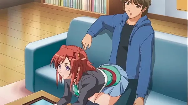 HD step Brother gets a boner when step Sister sits on him - Hentai [Subtitled ميجا تيوب