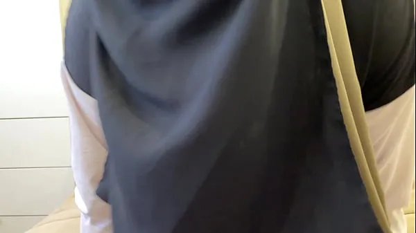 HD Syrian stepmom in hijab gives hard jerk off instruction with talking mega Tube