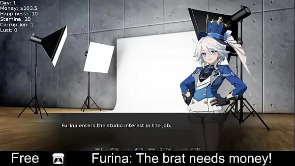 HD Furina: The brat needs money mega Tüp
