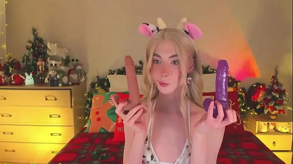 HD Sweet Eaton Flexing Her Toys while doing Ahegao ميجا تيوب