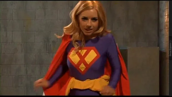HD Supergirl heroine cosplay ống lớn