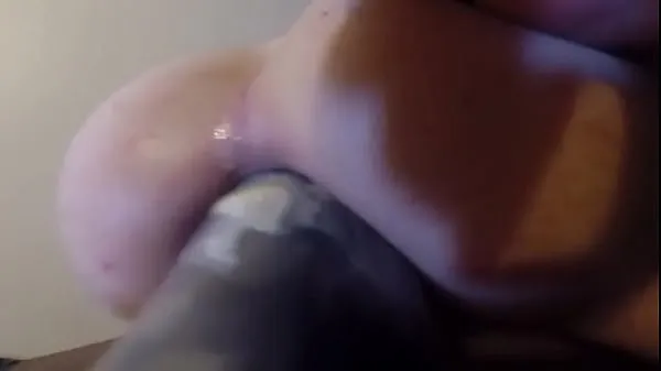 HD girlfriend inserting huge anal dildo mega Tube